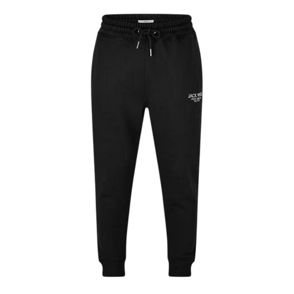 Jack Wills Mens Haydor Cotton Logo Joggers / Black